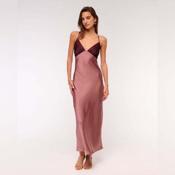 Abercrombie & Fitch Dresses & Skirts - NWT Abercrombie Julia Slip Tie-Back Maxi Dress